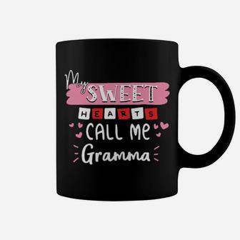 My Sweethearts Call Me Grandma Valentine Day Coffee Mug - Monsterry AU