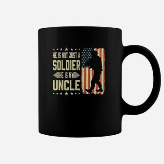 My Uncle Is A Soldier Hero Proud Army Nephew Niece Military Coffee Mug | Crazezy