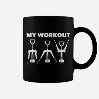 My Workout Funny Wine Lover Corkscrew Coffee Mug - Thegiftio UK