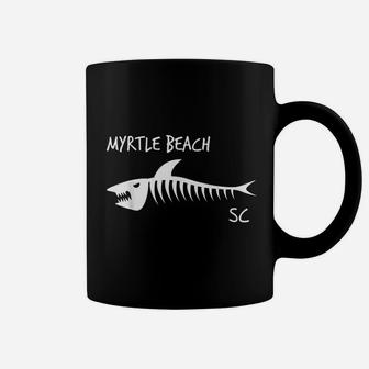 Myrtle Beach South Carolina Shark Coffee Mug | Crazezy DE