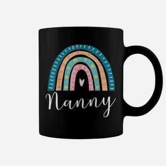 Nanny Rainbow Gifts For Grandma Family Matching Birthday Coffee Mug | Crazezy