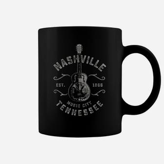 Nashville Music City Usa Vintage Coffee Mug | Crazezy AU