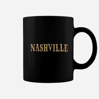 Nashville Tennessee Retro Vintage Travel Graphic Coffee Mug | Crazezy