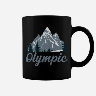 National Park Shirt Retro Olympic National Park Mountain Coffee Mug | Crazezy