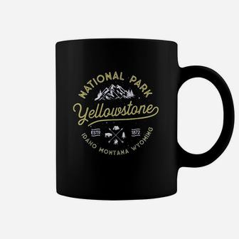 National Park Us Bison Buffalo Vintage Coffee Mug | Crazezy UK