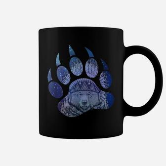 Native American Bear Claw Spirit Animal Totem Design Coffee Mug | Crazezy
