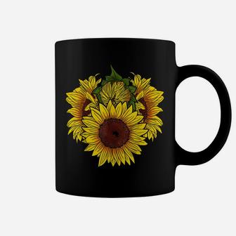 Nature Blossom Sunshine Yellow Flower Hippie Sunflower Coffee Mug | Crazezy CA