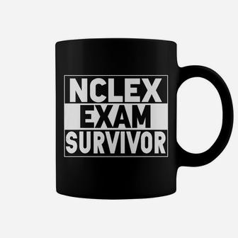 Nclex Exam Survivor Nursing School Graduation Gifts Nurse Coffee Mug | Crazezy