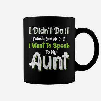 Nephew Niece Gifts From Aunt Funny Quote Family Nephew Coffee Mug | Crazezy