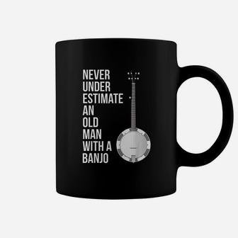 Never Underestimate An Old Man With A Banjo Coffee Mug - Thegiftio UK