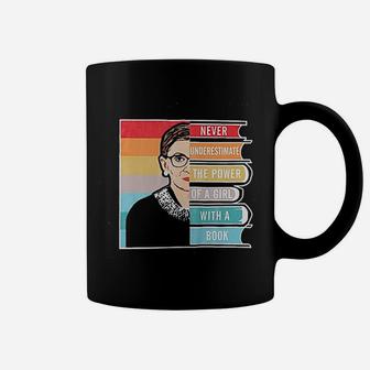 Never Underestimate The Power Of A Girl With A Book Coffee Mug | Crazezy