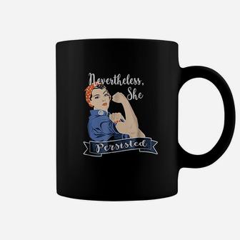 Nevertheless She Persisted Rosie The Riveter New Coffee Mug - Thegiftio UK