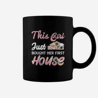 New Homeowner Gift This Girl Just Bought Her First House Coffee Mug | Crazezy AU
