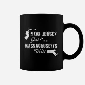 New Jersey Just A New Jersey Girl In A Massachusetts Coffee Mug - Thegiftio UK