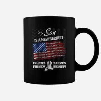New Recruit Shirt - My Son Joined The US Military Coffee Mug | Crazezy CA