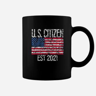 New Us Citizen Est 2021 American Imigrant Citizenship Gift Coffee Mug - Thegiftio UK