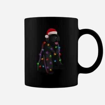 Newfoundland Christmas Lights Xmas Dog Lover Sweatshirt Coffee Mug | Crazezy DE