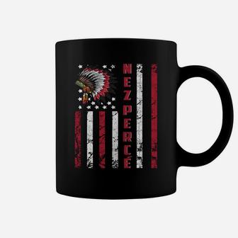 Nez Percé Tribe Native American Flag Nez Percé Heritage Rela Sweatshirt Coffee Mug | Crazezy