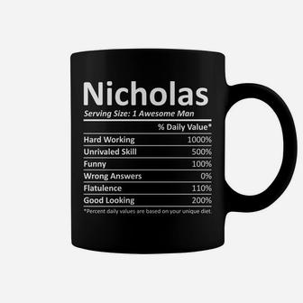Nicholas Nutrition Funny Birthday Personalized Name Gift Coffee Mug | Crazezy AU