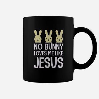 No Bunny Loves Me Like Jesus Kids Coffee Mug | Crazezy DE