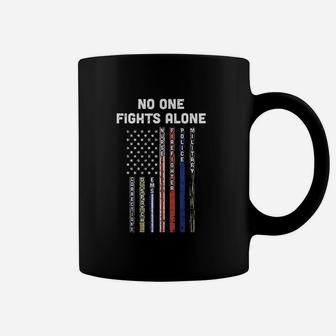 No One Fights Alone Coffee Mug | Crazezy