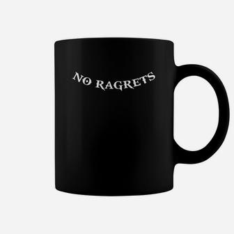 No Ragrets Funny Tattoo Coffee Mug - Thegiftio