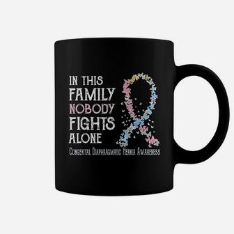 Nobody Fights Alone Congenital Hernia Coffee Mug | Crazezy
