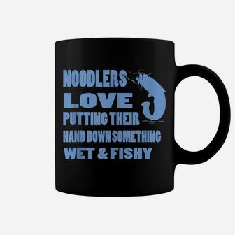 Noodling Catfish Funny Noodling Fish Noodler Funny Sayings Coffee Mug | Crazezy