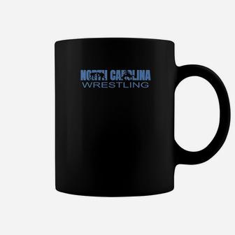 North Carolina Wrestling The Tarheel State Wrestler Gift Coffee Mug | Crazezy CA