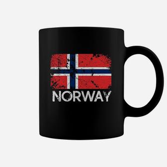 Norwegian Flag Vintage Made In Norway Coffee Mug | Crazezy CA