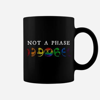 Not A Phase Skellington Moons Lgbt Coffee Mug - Monsterry CA