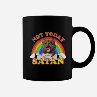 Not Today Rainbow Cat Coffee Mug | Crazezy DE