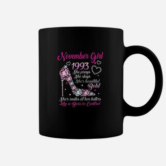 November Girl 1993 She Slays November 1993 Birthday Coffee Mug | Crazezy