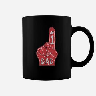 Number 1 Dad Hand Coffee Mug - Thegiftio UK
