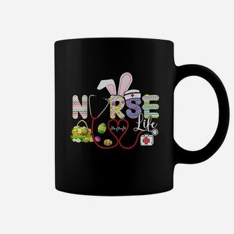 Nurse Bunny Easter Eggs Ears Love Nursing Coffee Mug | Crazezy DE