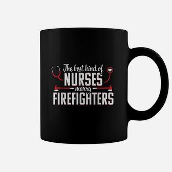 Nurse Life Fire Wife Funny Best Firefighter Nursing Gift Coffee Mug | Crazezy AU