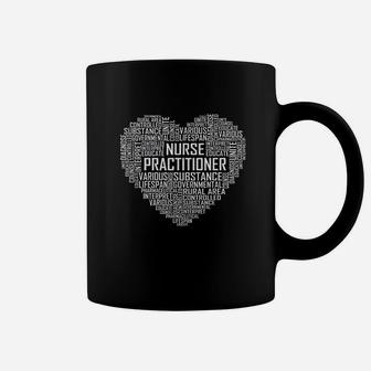 Nurse Practitioner Heart Coffee Mug | Crazezy CA