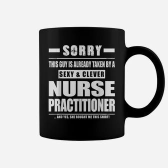 Nurse Practitioner Shirt Gift For Boyfriend Husband Fiance Coffee Mug | Crazezy DE