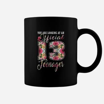 Official 13 Teenager 13Th Birthday 13 Years Old Girl Coffee Mug | Crazezy