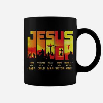Official Jesus True Story Baby Child Man Victor King Coffee Mug - Monsterry DE