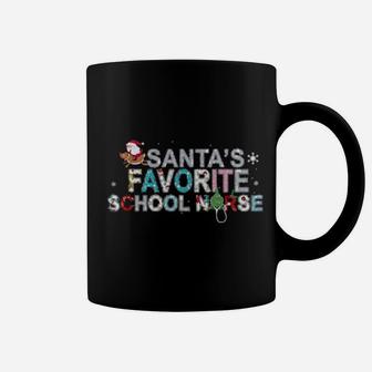 Official Santa's Favorite School Nurse Coffee Mug - Monsterry