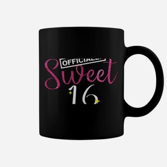 Officially Sweet 16 | Sixteenth Birthday Teen Girls Gift Coffee Mug | Crazezy