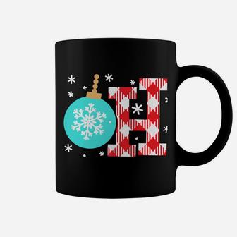 Oh Balls, Buffalo Plaid, Tshirt Whole Family, Christmas Coffee Mug | Crazezy UK