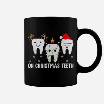 Oh Christmas Teeth Dental Squad Oral Hygiene Dentist Job Coffee Mug | Crazezy