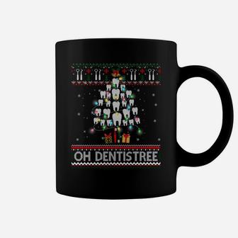 Oh Dentistree Dentist Christmas Ugly Xmas Sweater Sweatshirt Coffee Mug | Crazezy