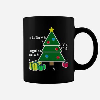 Oh Geometree Christmas Tree Math Teacher Geometry Xmas Gift Coffee Mug | Crazezy CA