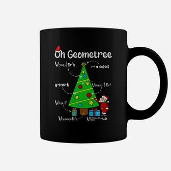 Oh Geometree Geometry Funny Maths Christmas Tree Coffee Mug | Crazezy CA