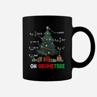 Oh Geometree Geometry Math Science Teacher Christmas Funny Coffee Mug | Crazezy CA