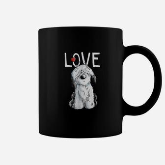 Old English Sheepdog Love Coffee Mug | Crazezy AU