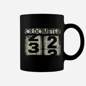 Oldometer 33 Years 33Th Birthday Distressed Cool Coffee Mug - Monsterry AU